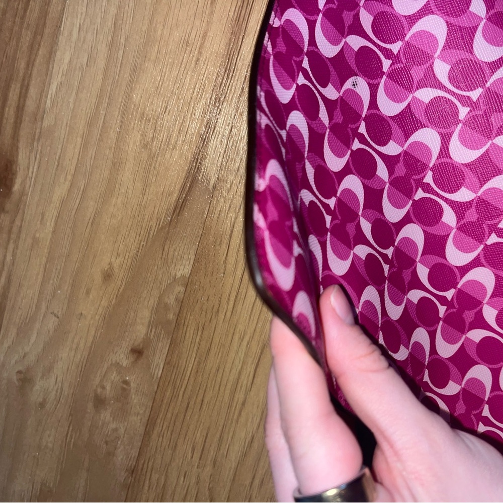 Coach Pink Pouch/ Makeup bag - Picture 6 of 6
